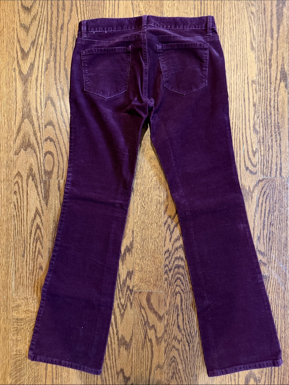 LOFT petite modern boot low rise corduroy pants